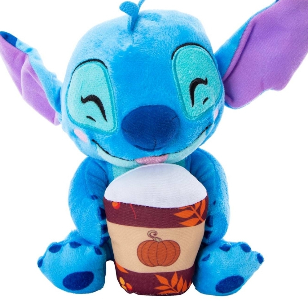 Disney Stitch Latte Plush Blue and Purple Plush Toy